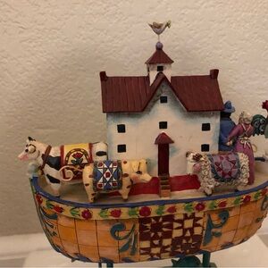 Jim Shore Multicolor Noah's Ark Figurine